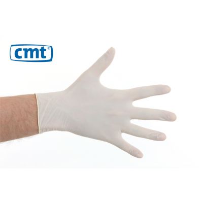 Handschoen Latex Gepoederd CMT